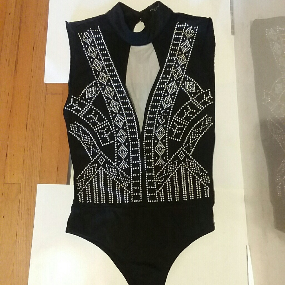 AKIRA Chicago Women's Black One Piece Size S